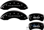 Caliper Covers - Glossy Black w/ 5.0 logo - Front and Rear